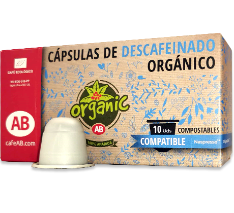 Cápsulas Descafeinado AB Organic compatible Nespresso®