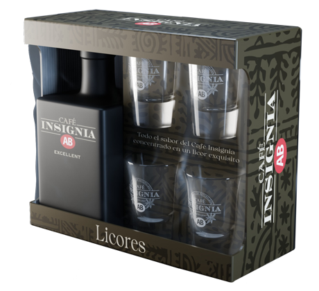 ESTUCHE REGALO LICOR CAFÉ INSIGNIA